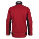 beb HANDWERK Herren Bundjacke INFLAME Polyestermix Rot/Schwarz