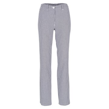 beb GASTRO Damen KOCHHOSE Baumwolle Weiß Pepita