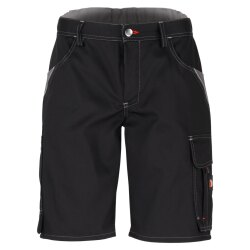 beb HANDWERK Herren Shorts INFLAME Polyestermix Schwarz/Grau