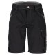 beb HANDWERK Herren Shorts INFLAME Polyestermix Schwarz/Grau