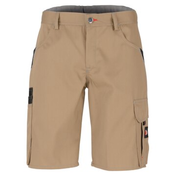 beb HANDWERK Herren Shorts INFLAME Polyestermix Sand/Schwarz