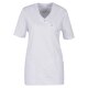 beb MEDIZIN/PFLEGE Damen KASACK Kurzarm V-Neck Baumwollmix Weiß