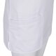 beb MEDIZIN/PFLEGE Damen KASACK Kurzarm V-Neck Baumwollmix Weiß