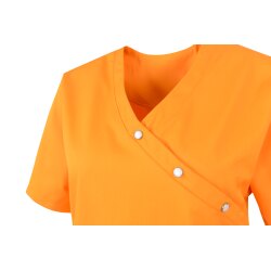 beb MEDIZIN/PFLEGE Damen KASACK Kurzarm V-Neck Baumwollmix Orange