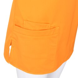 beb MEDIZIN/PFLEGE Damen KASACK Kurzarm V-Neck Baumwollmix Orange