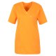 beb MEDIZIN/PFLEGE Damen KASACK Kurzarm V-Neck Baumwollmix Orange