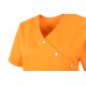 beb MEDIZIN/PFLEGE Damen KASACK Kurzarm V-Neck Baumwollmix Orange