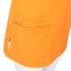 beb MEDIZIN/PFLEGE Damen KASACK Kurzarm V-Neck Baumwollmix Orange