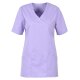 beb MEDIZIN/PFLEGE Damen KASACK Kurz V-Neck Baumwollmix Flieder