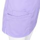 beb MEDIZIN/PFLEGE Damen KASACK Kurz V-Neck Baumwollmix Flieder