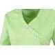 beb MEDIZIN/PFLEGE Damen KASACK Kurz V-Neck Baumwollmix Apfelgrün