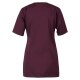 beb MEDIZIN/PFLEGE Damen KASACK Kurzarm V-Neck Baumwollmix Cassis