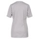 beb MEDIZIN/PFLEGE Damen KASACK Kurz V-Neck Baumwollmix Hellgrau