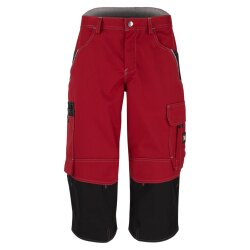 beb HANDWERK Herren Piratenhose  Polyestermix Rot/Schwarz