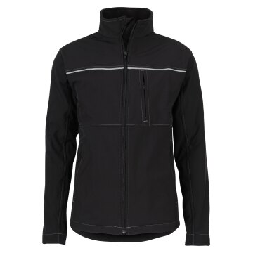 beb HANDWERK Herren Softshelljacke INFLAME Stretch Schwarz
