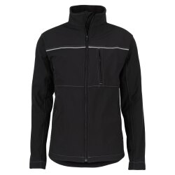 beb HANDWERK Herren Softshelljacke INFLAME Stretch Schwarz