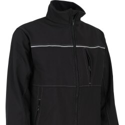 beb HANDWERK Herren Softshelljacke INFLAME Stretch Schwarz