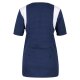 beb MEDIZIN/PFLEGE Damen KASACK Kurzarm V-Neck Marine gepunktet