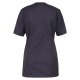 beb MEDIZIN/PFLEGE Damen KASACK V-Neck Baumwollmix Dunkelgrau L