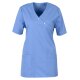 beb MEDIZIN/PFLEGE Damen KASACK Kurzarm V-Neck Baumwollmix Petrol L