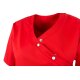 beb MEDIZIN/PFLEGE Damen KASACK Kurzarm V-Neck Baumwollmix Rot XL