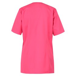 beb MEDIZIN/PFLEGE Damen KASACK Kurzarm V-Neck Baumwollmix Pink L
