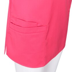 beb MEDIZIN/PFLEGE Damen KASACK Kurzarm V-Neck Baumwollmix Pink L
