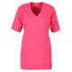beb MEDIZIN/PFLEGE Damen KASACK Kurzarm V-Neck Baumwollmix Pink L