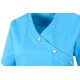 beb MEDIZIN/PFLEGE Damen KASACK Kurzarm V-Neck Baumwollmix Azur M