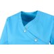 beb MEDIZIN/PFLEGE Damen KASACK Kurzarm V-Neck Baumwollmix Azur M
