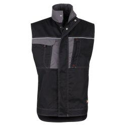 beb HANDWERK Herren Weste INFLAME Polyestermix Schwarz/Grau
