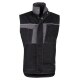 beb HANDWERK Herren Weste INFLAME Polyestermix Schwarz/Grau