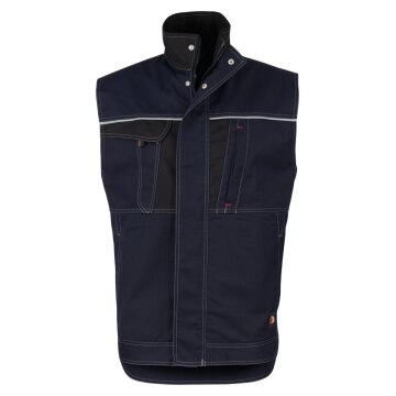 beb HANDWERK Herren Weste INFLAME Polyestermix Blau/Schwarz