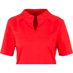 beb MEDIZIN/PFLEGE Damen KASACK Kurzarm Baumwollmix Rot