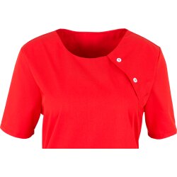 beb MEDIZIN/PFLEGE Damen KASACK Kurzarm Rundhals Modern-Fit Rot