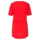 beb MEDIZIN/PFLEGE Damen KASACK Kurzarm Rundhals Modern-Fit Rot