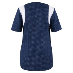 beb MEDIZIN/PFLEGE Damen KASACK Kurzarm V-Neck Marine...