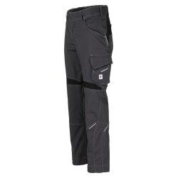 beb HANDWERK Herren Bundhose FLEX Polyestermix Grau/Schwarz