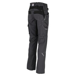 beb HANDWERK Herren Bundhose FLEX Polyestermix Grau/Schwarz