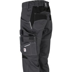 beb HANDWERK Herren Bundhose FLEX Polyestermix Grau/Schwarz