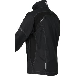 beb HANDWERK Herren Jacke FLEX Stehkragen Polyestermix Schwarz