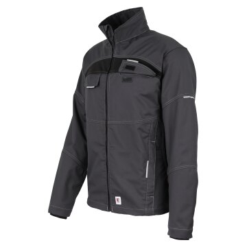 beb HANDWERK Herren Jacke FLEX Polyestermix Grau/Schwarz