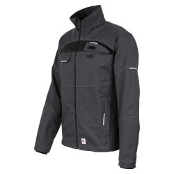 beb HANDWERK Herren Jacke FLEX Polyestermix Grau/Schwarz