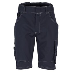 beb HANDWERK Herren Shorts FLEX Polyestermix Blau/Schwarz