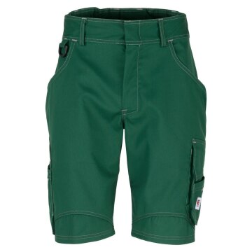 beb HANDWERK Herren Shorts FLEX Polyestermix Grün/Schwarz
