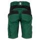 beb HANDWERK Herren Shorts FLEX Polyestermix Grün/Schwarz