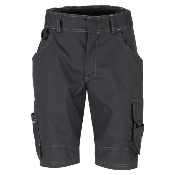 beb HANDWERK Herren Shorts FLEX Polyestermix Grau/Schwarz