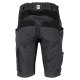 beb HANDWERK Herren Shorts FLEX Polyestermix Grau/Schwarz
