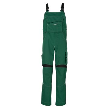 beb HANDWERK Herren Latzhose FLEX Polyestermix Grün/Schwarz