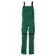 beb HANDWERK Herren Latzhose FLEX Polyestermix Grün/Schwarz